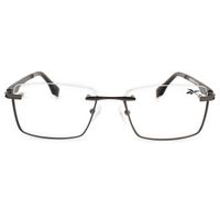 LV.MT.0870-2230.1 Armacao Para Oculos de Grau Masculino Reebok Metal Quadrado Onix -1-